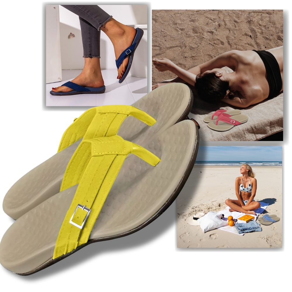 Adjustable Straps Orthopedic Sandals - Ozerty